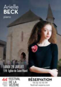photo Festival de la Vézère : Arielle Beck, piano
