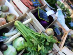 Marché traditionnel de produits régionaux