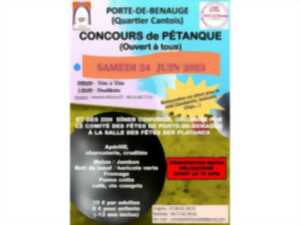 Concours de pétanque et dîner convivial