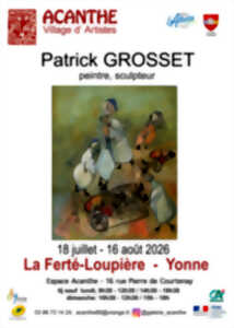 photo Exposition Patrick GROSSET, peintre, sculpteur