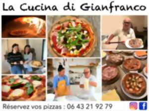 Atelier de confection de Pizzas à la Cucina di Gian Franco