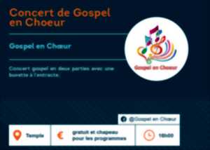 photo Concert Chorale GOSPEL EN CHOEUR