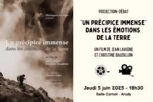 Projection-débat : Un précipice immense dans les émotions de la terre