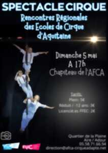 Spectacle des Rencontres Régionales des Ecoles de Cirque d’Aquitaine