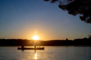 Canoë coucher de soleil Broussas