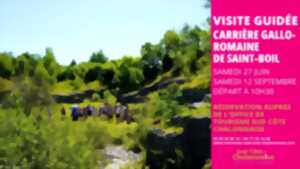 photo Visite guidée de la carrière de Saint-Boil