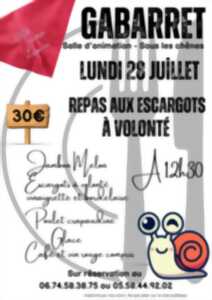 photo Repas escargots à volonté