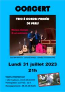 photo Concert : trio à cordes pincées de Paris