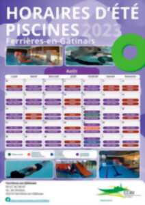 Horaires piscine de Ferrières