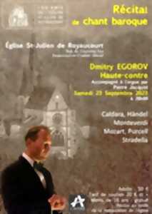 Récital de chant baroque - Royaucourt-et-Chailvet