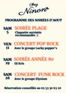 Soirée concert - Chez Ninon
