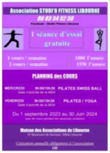 Cours de Pilâtes et Yoga