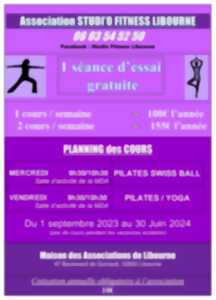 Cours de Pilâtes et Yoga