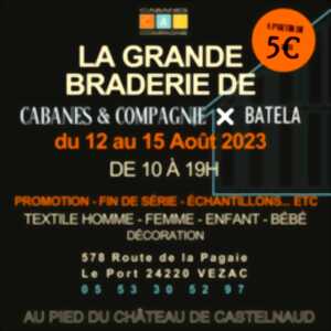 photo Grande braderie Cabanes & Compagnie