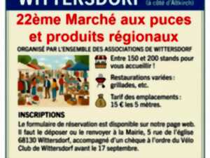 photo 22ème marché aux puces et produits régionaux