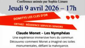 photo Conférence : Claude Monet