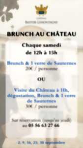 Brunch au Château Bastor Lamontagne