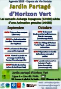 Visite d'un jardin en arrosage modéré