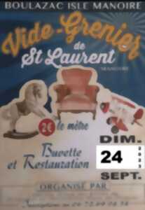 Vide-grenier Brocante de St Laurent/Manoire
