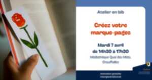 photo Atelier en bib : créez votre marque-pages