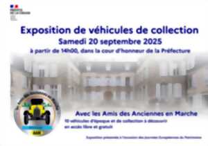 photo Journées Européennes du Patrimoine : exposition de Véhicules d'Epoque