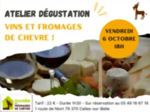Atelier dégustation vins et fromages de chèvre