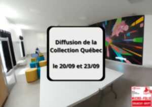 Diffusion de la Collection Québec au musée numérique Micro-Folie à Granzay-Gript
