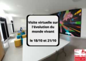 Visite virtuelle sur l'évolution du monde vivant au musée numérique Micro-Folie à Granzay-Gript
