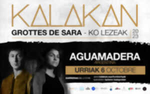 Kalakan et Aguamadera en concert aux Grottes de Sare