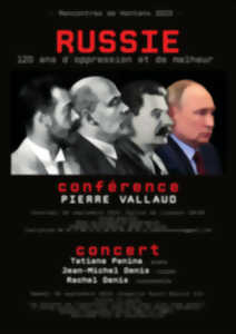 Conférence : Russie 120 ans d'oppression et de malheur