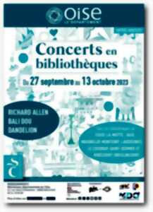 Concerts en bibliothèques