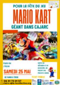 Mario Kart géant dans Cajarc !