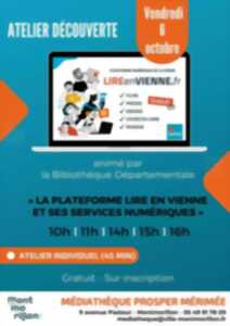 Atelier découverte « La plateforme LIRE EN VIENNE et ses services numériques »