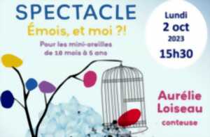 Spectacle :  émois, et moi ?! (enfants 18 mois à 5 ans)