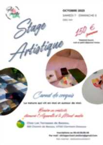 Stage artistique - carnet de croquis