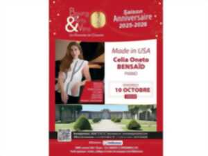 photo Saison anniversaire 30 ans Bourg Arts et Vins 2025-2026 : Concert avec Celia Oneto Bensaid 