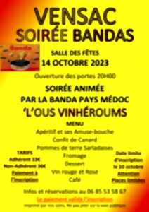 Soirée Bandas par la Banda Pays Médoc 