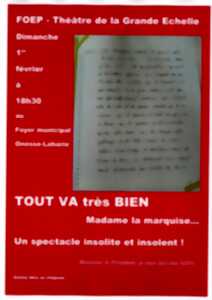 photo Tout va très bien Madame la marquise