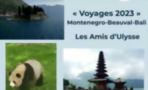 Voyages 2023  : Monténégro-Beauval-Bali
