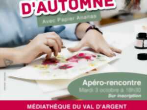 Exposition à la Médiathèque : dans un jardin d'automne