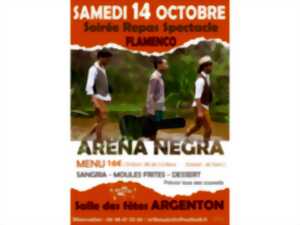 Soirée repas - spectacle Flamenco avec Arena Negra