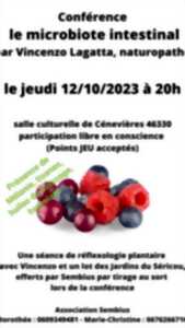 Conférence: Le microbiote intestinal