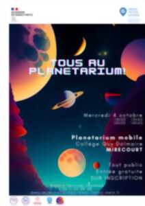 TOUS AU PLANÉTARIUM!