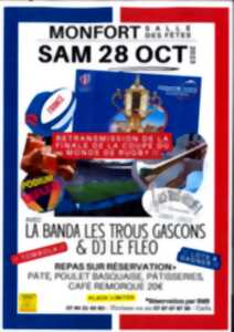 COUPE DU MONDE DE RUGBY. RETRANSMISSION DE LA FINALE À MONFORT