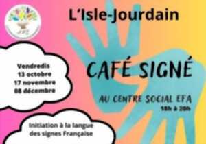 photo CAFÉ SIGNÉ : INITIATION À LA LANGUE DES SIGNES