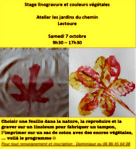 STAGE LINOGRAVURE ET COULEURS VEGETALES