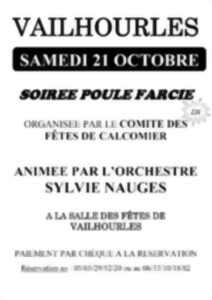 Soirée poule farcie à Vailhourles