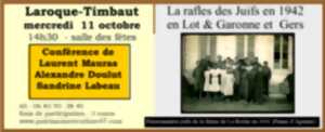 Conférence :la rafles des Juifs en 1942 en Lot et Garone et Gers