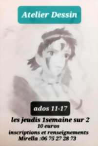 photo Ateliers Ados Dessins Arts Plastiques de Mirella