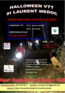 Rando nocturne VTT d'Halloween à Saint-Laurent